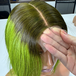Venta al por mayor 100% de alta calidad verde vietnamita extensiones de cabello humano hueso recto con extremos dobles dibujados para tejer - Product Image 1