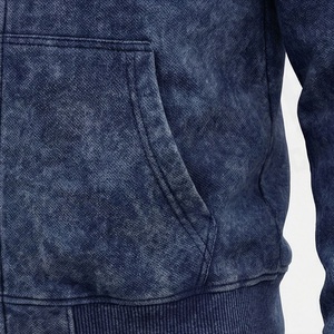 Custom Vintage Unisex Tracksuit Cotton <b>Distressed</b> Acid Wash Jogger Flare Sweatpants Hoodie Set Men Winter Jogging Outfit - Product Image 5