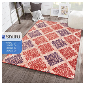 Tapis en relief en mousse anti-allergique confortable de qualité supérieure Style moderne en polyester épais doux pour le bureau à domicile fabriqué à la machine - Product Image 2