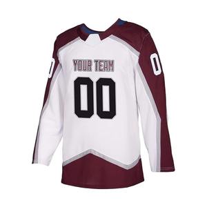 Venta al por Mayor de Uniformes de Hockey sobre Hielo Personalizados, Sublimados, 100% Poliéster, Transpirables, de Secado Rápido, con Logotipo Personalizado, Fabricante OEM - Product Image 4