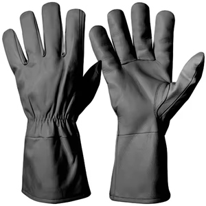 High Quality Cowhide Grain Leather <b>Driver</b> Safety <b>Gloves</b> Soft Comfortable Breathable Anti-Slip Anti-Static Abrasion Heat - Product Image 6
