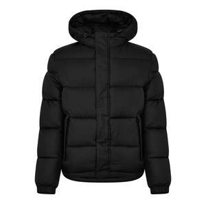 Chaqueta de lona con capucha para hombre, de invierno, ultraligera, delgada, de alta calidad, con letras personalizables en la parte delantera, último modelo. - Product Image 1