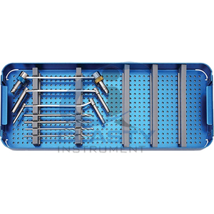 Ensemble d'instruments chirurgicaux dentaires ergonomiques 2026 en acier inoxydable, outils manuels, étui bleu, Classe I, certifié CE, CLASTY INSTRUMENTS - Product Image 4