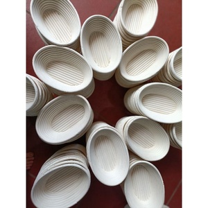 Panier d'épreuvage de pain de style bohème écologique en rotin fait à la main - Product Image 4