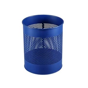 New Style Metal Mesh Cylindrical Eco-friendly Modern Style Indoor/Outdoor Use Household Waste <b>Bin</b> Trash Can - Product Image 5