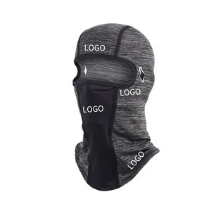 หน้ากากคลุมหน้าแบบตาข่าย ผ้าไหมน้ำแข็ง สำหรับเล่นกีฬาชายหาดฤดูร้อน พิมพ์โลโก้ได้  สำหรับผู้หญิงและผู้ชาย - Product Image 4