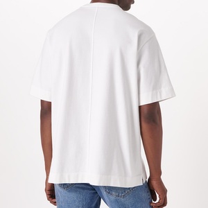 Nueva Camiseta Casual de Manga Corta con Cuello Redondo para Hombre VIENNA INDUSTRY, con Logotipo Personalizado, Corte Regular, 100% Algodón - Product Image 3