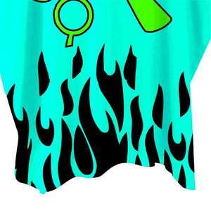 Cape de coiffure jetable légère et personnalisée, imperméable, en polyester durable et écologique, avec affichage de logo personnalisé - Product Image 5