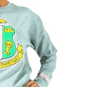 Sudadera Unisex Rosa con Escudo Bordado, Cuello Redondo, Manga Larga, Informal, de Forro Polar, Suave y Cómoda, Estilo Urbano - Product Image 3