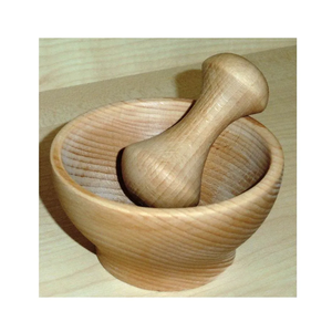 Mortero y Pilón Tradicionales de Madera para 88 Especias, Ecológicos, Manuales, para Cocina - Product Image 5