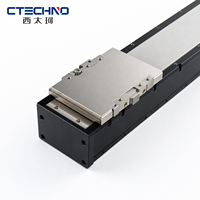 Módulo de Motor Lineal de Accionamiento Directo CTECHNO SLMF2D-32-290, Carga de Referencia de 11 kg, Plataforma de Posicionamiento con Recorrido de 290 mm para Unión de Cables