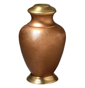 Top Trending Selling American <b>Flag</b> Enamel Printed Brass Cremation Human Ashes Urn Gold Waterproof Eco-Friendly Durable - Product Image 1