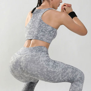 Conjunto de Yoga de 2 Piezas para Mujer, Hecho en Fábrica con Empaque Personalizado, Tela Spandex - Product Image 5