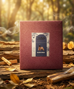 Cônes d'encens naturels Oud de haute qualité Golden Sandal, écologiques, pour diffuseur d'aromathérapie, boîte cadeau, pour la méditation à domicile - Product Image 2
