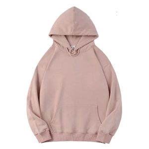 Sweat à capuche minimaliste avec logo brodé sur la poitrine, en molleton brossé épais, haut de gamme, pour un style décontracté et soigné - Product Image 4