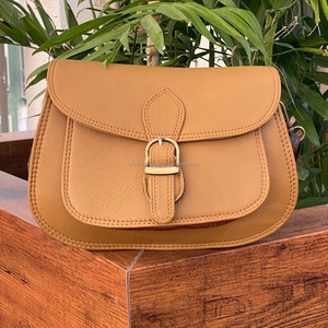 Bolso cruzado de cuero genuino de grano completo de gran capacidad de alta calidad a la moda para mujer, bolso de diseñador de lujo de piel de vaca Vintage - Product Image 2