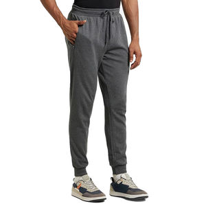 Pantalones Jogger para Hombre con Efecto Cepillado, Pantalones Deportivos Casuales de Corte Ajustado con Puños Elásticos y Interior Suave para Descansar - Product Image 3