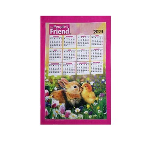 Serviette de cuisine personnalisable avec un magnifique design imprimé de calendrier, serviette de cuisine écologique, séchage rapide, super absorbante - Product Image 3