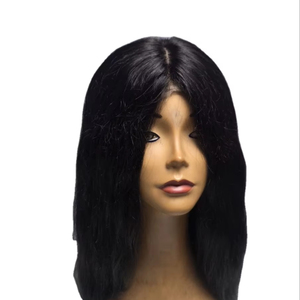 Perruque complète 26 pouces 100% cheveux humains Remy indiens, ondulation naturelle, Lace Front, qualité supérieure, densité moyenne, Taz Hair Bd, perruque sans colle - Product Image 1