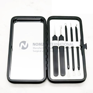 Professional Custom Logo Kit Stainless Steel Facial Care Tweezers Blackhead Ingrown Hair Remover Extraction Tools - Product Image 4