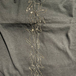 เสื้อยืดผู้ชายแบบกำหนดเอง ประดับเพชรหรูหรา คุณภาพสูง แขนสั้น ใส่สบาย สไตล์วินเทจ คอกลม สำหรับฤดูร้อน - Product Image 6