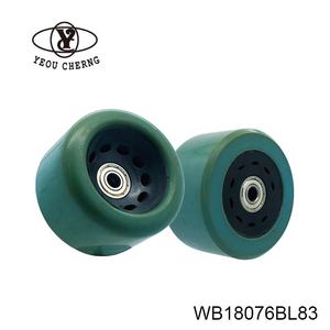 Inline Hockey Skate Wheel 76mm 83A PU <b>Large</b> Wheels Low Resistance Fast Rolling for <b>Roller</b> Hockey Skates Outdoor Long Distance - Product Image 4