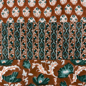 Tissu en coton doux de Jaipur, tissu en coton imprimé au bloc, tissu imprimé à la main, fournisseur de tissu en coton en gros, directement de l'usine - Product Image 1