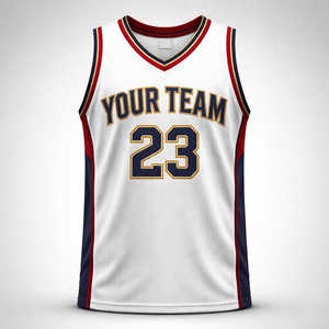 Tissu 100% polyester respirant à séchage rapide, personnalisable par sublimation et broderie, nom et numéro du joueur, OEM, réversible, sans manches, toutes tailles. - Product Image 1