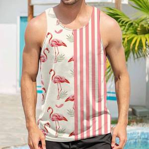 Débardeur Athlétique Homme Personnalisé Respirant Grande Taille Anti-Transpiration Couleur Unie pour Entraînement Musculation - Product Image 5