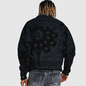 Latest High Street Ripped Embroidery Patches Fully Customized Men's Eco-Friendly Front Best Quality Plus Size Cotton Stand - Product Image 2