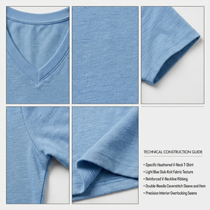 Camiseta Deportiva con Cuello en V para Mujer, Ajuste Ergonómico, Impresión Personalizada, Transpirable, Ropa Deportiva Femenina para Correr y Entrenar - Product Image 6