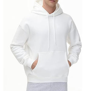 Mens <b>Plain</b> Pullover <b>Hoodie</b> Oversized Hooded Sweatshirt Cotton Fleece Casual Long Sleeve Kangaroo Pocket Streetwear - Product Image 3