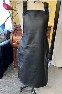 Tablier en cuir robuste pour soudeur, atelier de forgerie, protection durable, commandes en gros personnalisées OEM LPN-0325 - Product Image 4