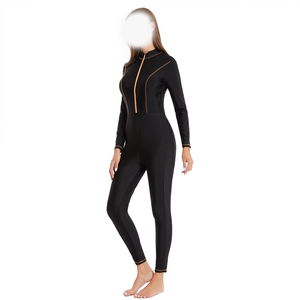 Traje de Baño Musulmán Islámico Estampado, Fabricante de Ropa de Playa 2026, Traje de Baño Personalizado de Talla Grande con Spandex - Product Image 4