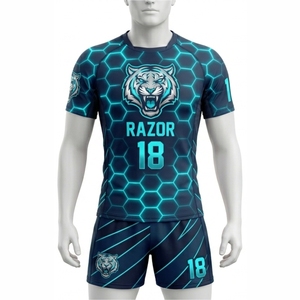 ชุดรักบี้ชายราคาดีที่สุด พร้อมดีไซน์สั่งทำพิเศษ เสื้อคุณภาพพรีเมียม ระบายอากาศได้ดี ผลิตจากผ้าโพลีเอสเตอร์แบบซับลิเมชั่น - Product Image 1