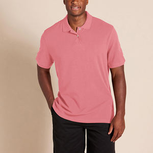 Produit le plus vendu : Polo homme anti-plis en coton extensible uni à manches courtes, coupe décontractée, idéal pour le sport et les loisirs – Collection été - Product Image 5