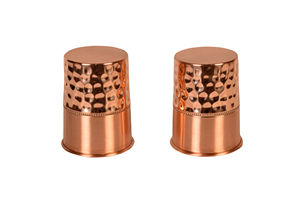 Bol à eau en cuivre pur authentique à double paroi pour une table élégante et une vie saine au quotidien – Achetez directement auprès du fournisseur - Product Image 3