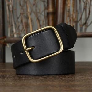 European Style Fashionable Genuine Leather <b>Belts</b> For Men's Handmade Custom Designs Durable Men's Formal <b>Belt</b> & <b>Accessories</b> - Product Image 5