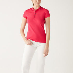 Camiseta Polo Informal para Mujer, 100% Poliéster, de Pakistán, Antiarrugas, con Logotipo Personalizado, Moderna - Product Image 2