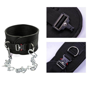 Customize EVA Self-Locking Dip Belt With Heavy Duty Steel <b>Chain</b> Weight Lifting <b>Waist</b> Support Gym Workout Fitness Squat - Product Image 6