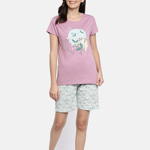 Cheap Price Slim Fit Women Shorts Set for Casual Wear <b>Top</b> Fashionable 2 Piece Short Sleeve Twin Sets sublimation short Set - Product Image 5