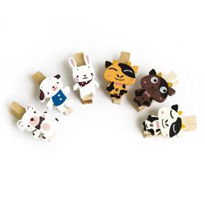 Dolce famiglia Mini clip in legno/morsetti oggetti decorativi - Product Image 1