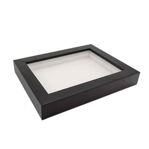 Mango Wood Photo <b>Frame</b> 7x10 <b>Black</b> Glass Insert Wholesale Handcrafted - Product Image 2