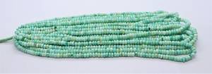 Natural Green <b>Opal</b> Smooth Rondelle Beads 5-6MM Shaded Green <b>Opal</b> Gemstone Rondelle Beads 16 Inch For Jewelry Making Wholesale - Product Image 5