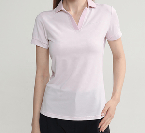 เสื้อโปโลผู้หญิงขายส่ง ผ้าฝ้าย 100% เสื้อโปโลคอปก แถบลาย แนวลำลอง ทรงเข้ารูป ระบายอากาศได้ดี รับผลิตตามแบบ OEM - Product Image 4