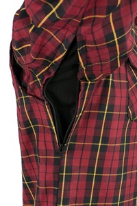 <span class=keywords><strong>Camicia</strong></span> da uomo in flanella tartan <span class=keywords><strong>rossa</strong></span>, resistente, a maniche lunghe, a quadri, da lavoro, con doppia tasca, per esterni, stile <span class=keywords><strong>boscaiolo</strong></span>, casual, personalizzabile OEM - Product Image 4