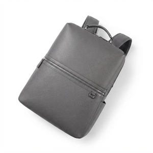 Sac à dos pour ordinateur portable en cuir véritable pour homme, grande capacité, style vintage, pour les voyages d'affaires, protection RFID, design ergonomique - Product Image 2