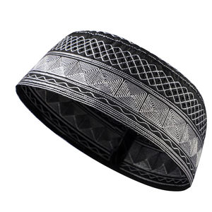 Gorros Islámicos Elásticos y Cómodos para Exteriores, Diseño de Moda Étnica, Transpirables, Gorro de Oración Musulmán, Personalizado OEM - Product Image 3