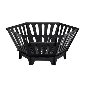 Metal <b>Fire</b> <b>Pit</b> with Spark Screen, Black, Perforated Design, Round Outdoor <b>Fire</b> Bowl with Stand A10 - Product Image 1