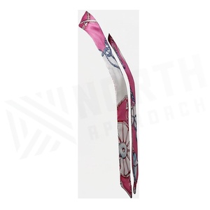 Elegant Women's Square <b>Silk</b> Scarf with Nautical Print Multi-Functional Fashion Accessory All Seasons Polyester Outdoor Use - Product Image 3